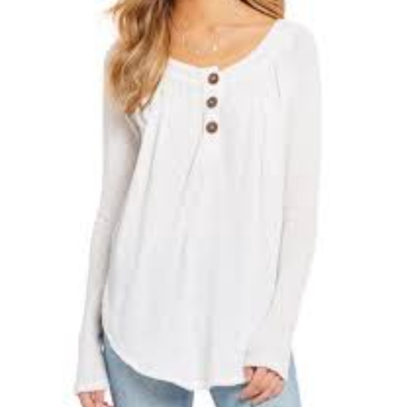 FREE PEOPLE | Must Have Henley Top EUC size sm - Picture 10 of 10